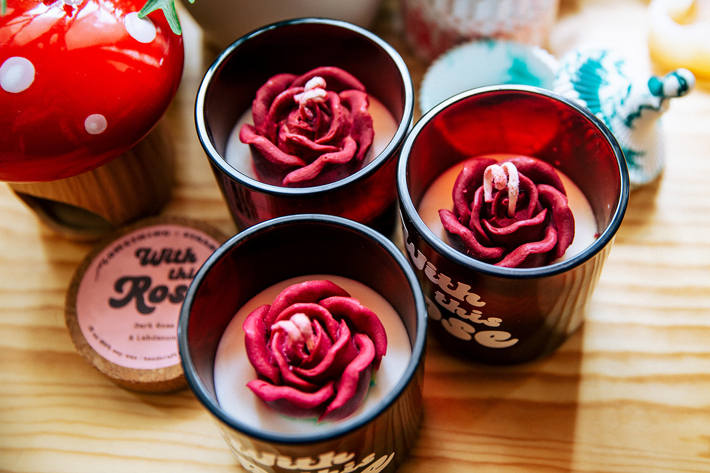 With this Rose Candle