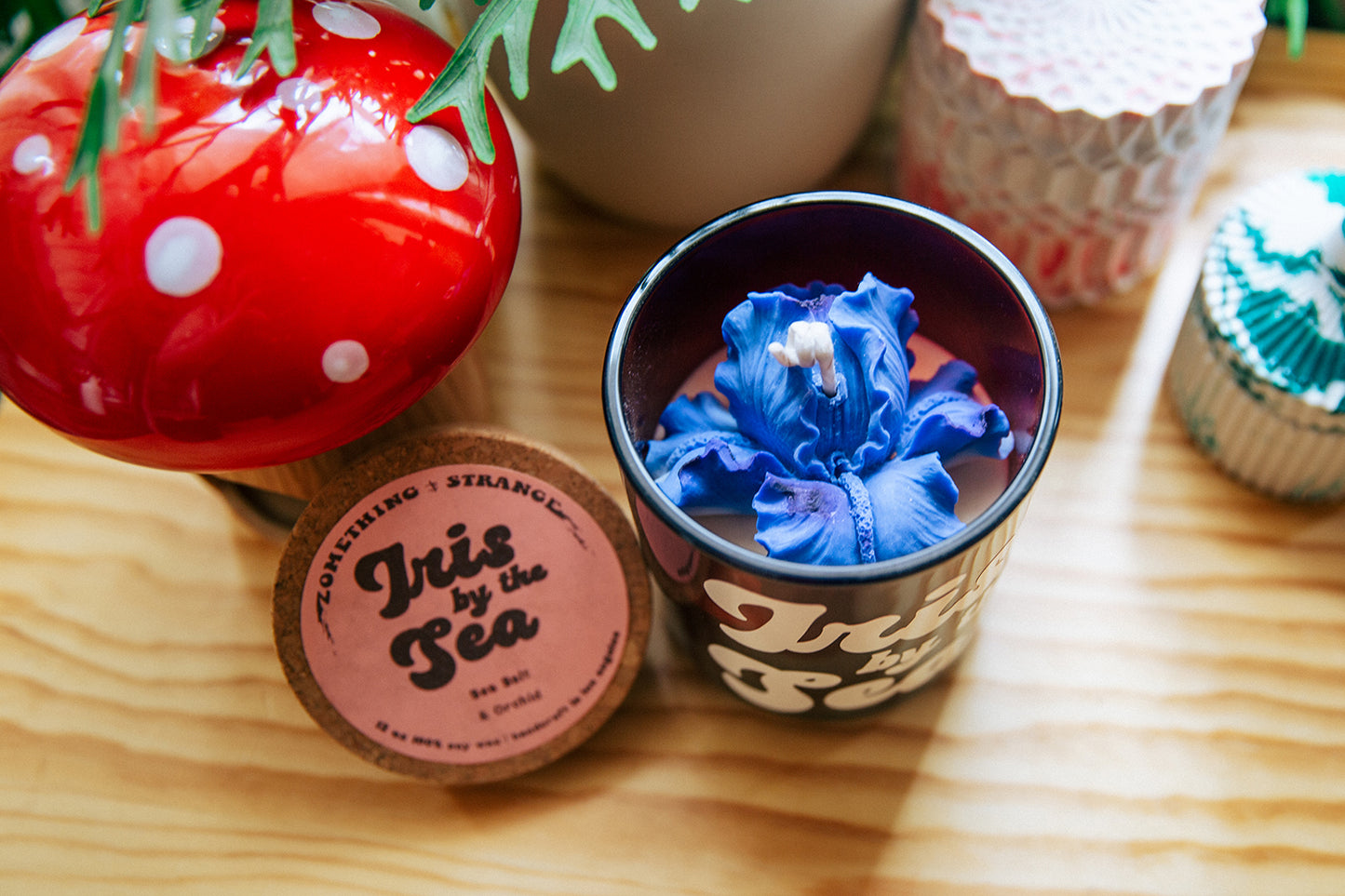 Iris by the Sea Candle