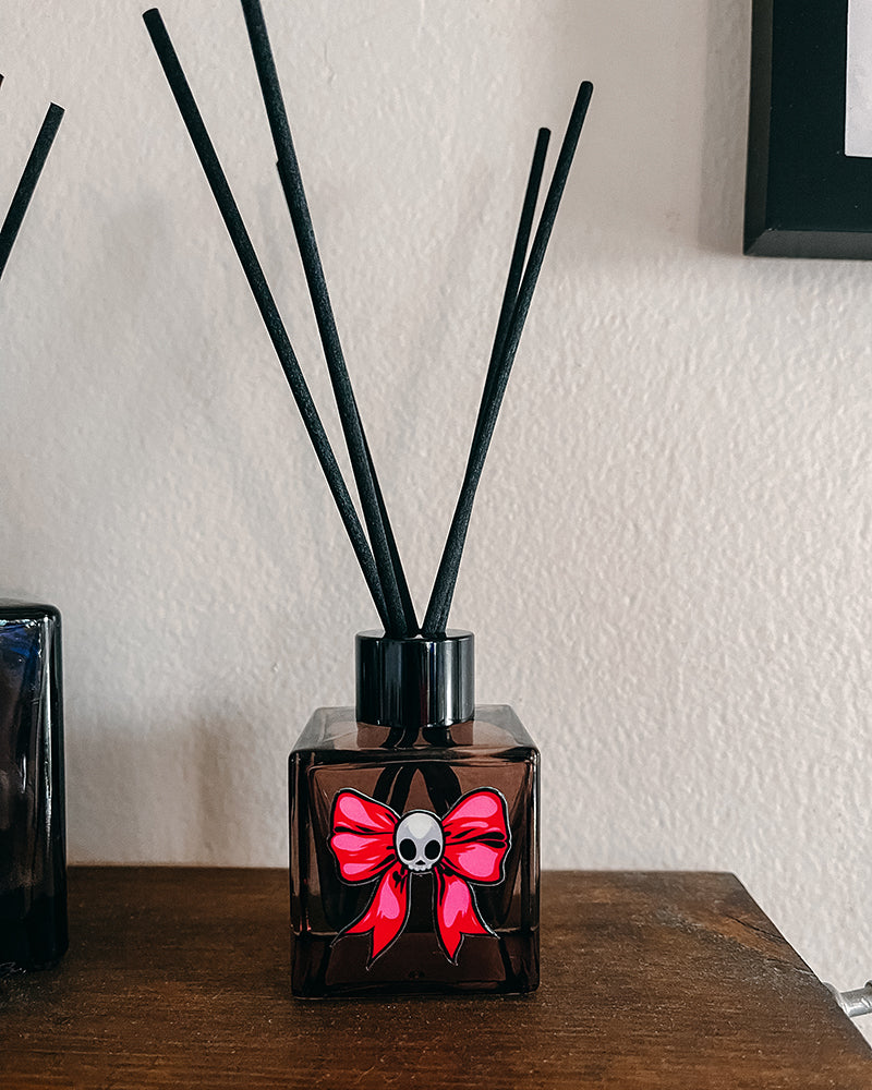Small Pink Coquette Bow Reed Diffuser