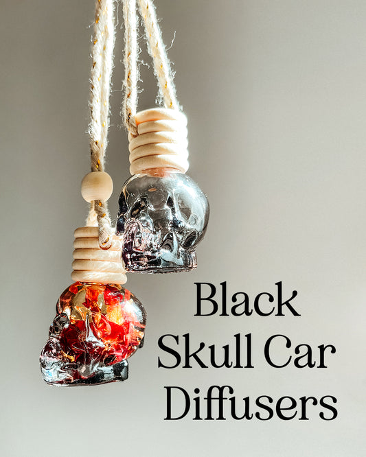 Black Skulls Bottle Car Diffuser -SOLD OUT