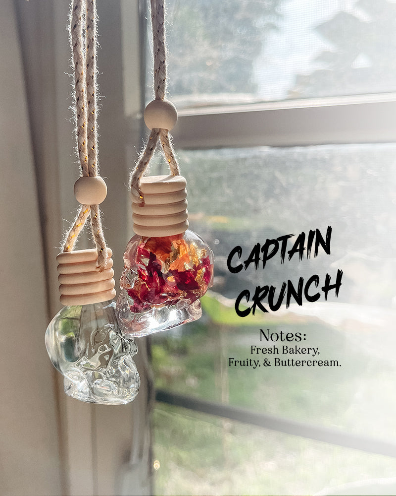 Clear Skulls Bottle Car Diffuser