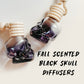 Unique Fall Scented Black Skulls Car Diffuser