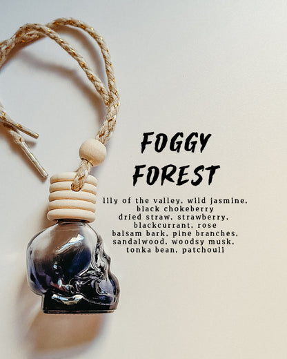 Unique Fall Scented Black Skulls Car Diffuser