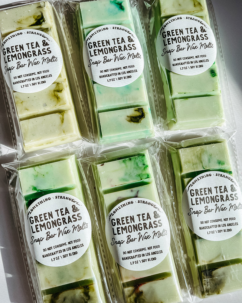 Green Tea & Lemongrass Snap Bar Wax Melt