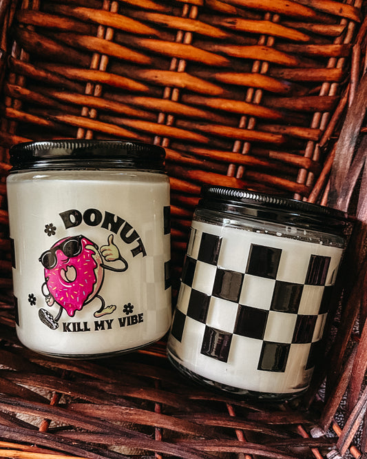 Donut Kill My Vibe - 7oz Candle
