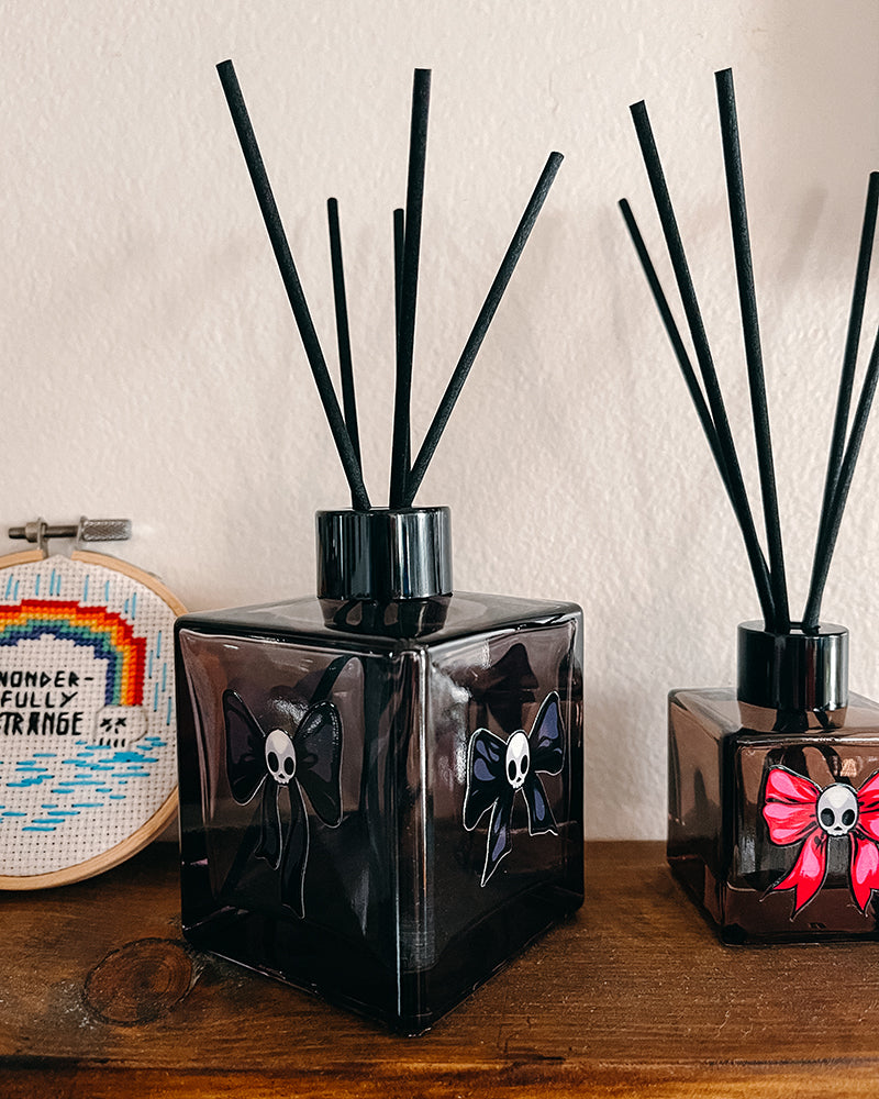 Small Pink Coquette Bow Reed Diffuser